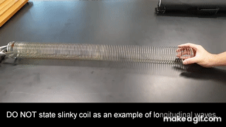 Onda longitudinal resorte